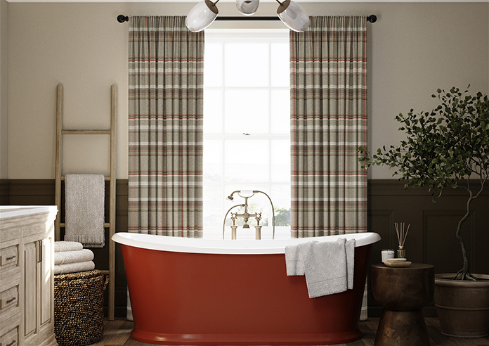 Macrae, Brown Tartan - Made to Measure Curtains - Image 3